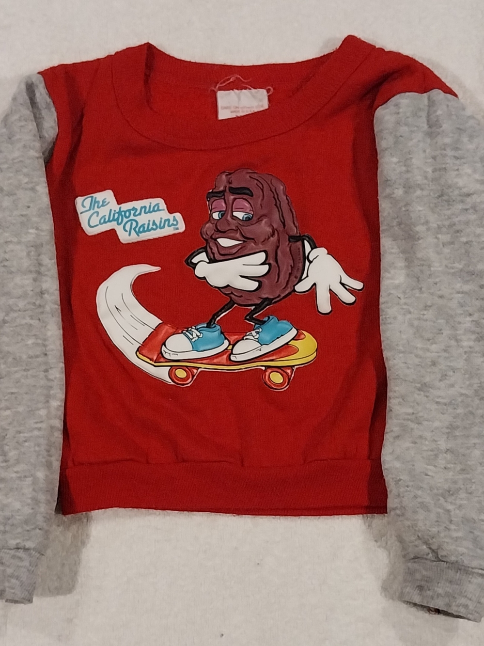 Pilgrim Red Crewneck Sweatshirt with White Label